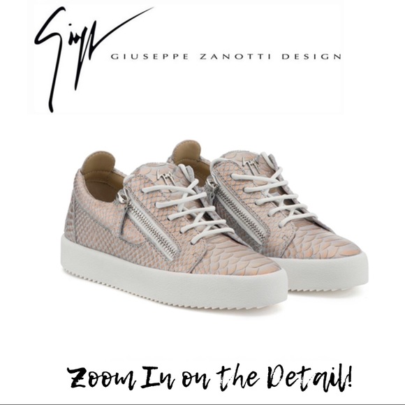 Giuseppe Zanotti Shoes - GIUSEPPE ZANOTTI Snakeskin Sneakers - NEW